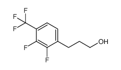 3-(2,3-difluoro-4-trifluoromethyl-phenyl)-propan-1-ol Structure
