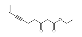 3-oxo-non-8-en-6-ynoic acid ethyl ester结构式