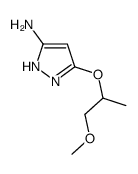 5-((1-甲氧基丙烷-2-基)氧基)-1H-吡唑-3-胺结构式