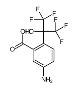 5-amino-2-(1,1,1,3,3,3-hexafluoro-2-hydroxypropan-2-yl)benzoic acid Structure