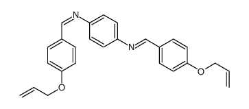 N,N'-Bis[[4-(2-propen-1-yloxy)phenyl]methylene]-1,4-benzenediamine Structure