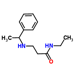 N-Ethyl-N3-(1-phenylethyl)-β-alaninamide Structure