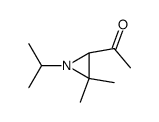 Ethanone, 1-[3,3-dimethyl-1-(1-methylethyl)-2-aziridinyl]- (9CI)结构式