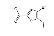 4-溴-5-乙基噻吩-2-羧酸甲酯结构式