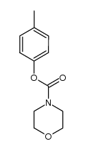 morpholine-4-carboxylic acid p-tolyl ester Structure