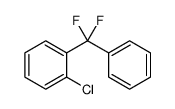 1-chloro-2-[difluoro(phenyl)methyl]benzene结构式