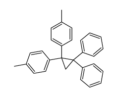 1,1-bis(4-methylphenyl)-2,2-diphenylcyclopropane Structure