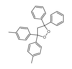 3,3-bis(4-methylphenyl)-5,5-diphenyl-1,2-dioxolane Structure