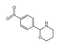 2-(4-nitrophenyl)-1,3-oxazinane结构式