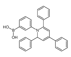 [3-(2,4,6-triphenyl-2H-pyridin-1-yl)phenyl]boronic acid结构式