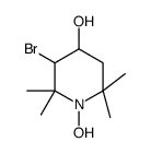 3-bromo-1-hydroxy-2,2,6,6-tetramethylpiperidin-4-ol Structure