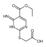{[4-氨基-5-(乙氧基羰基)嘧啶-2-基]硫基}乙酸图片