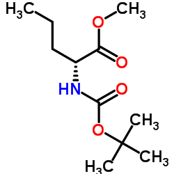 D-Norvaline, N-[(1,1-dimethylethoxy)carbonyl]-, Methyl ester picture