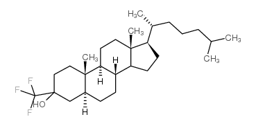 3-三氟甲基-5a-胆甾烷-3-醇结构式