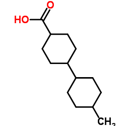 4'-Methyl-1,1'-bi(cyclohexyl)-4-carboxylic acid结构式