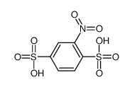 2-nitrobenzene-1,4-disulfonic acid Structure