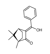 (1R)-3-((Z)-α-hydroxy-benzylidene)-1,7,7-trimethyl-norbornan-2-one结构式