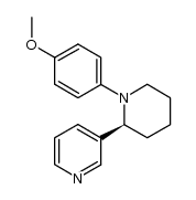 3-[(2S)-1-(4-methoxyphenyl)piperidin-2-yl]pyridine Structure
