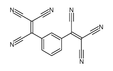 2-[3-(1,2,2-tricyanoethenyl)phenyl]ethene-1,1,2-tricarbonitrile结构式