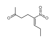 5-nitro-5-octen-2-one结构式