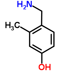 4-(Aminomethyl)-3-methylphenol Structure