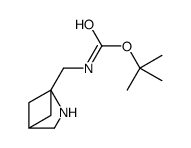 tert-butyl N-(3-azabicyclo[2.1.1]hexan-4-ylmethyl)carbamate Structure
