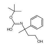 4-羟基-2-苯基-2-丁基氨基甲酸叔丁酯结构式