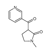 (R,S)-1-甲基-3-烟酰基吡咯烷酮结构式