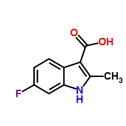 6-Fluoro-2-methyl-1H-indole-3-carboxylic acid Structure