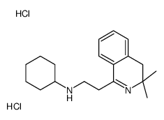 N-[2-(3,3-dimethyl-4H-isoquinolin-1-yl)ethyl]cyclohexanamine,dihydrochloride Structure