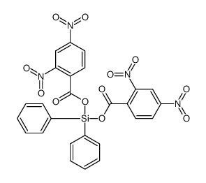 [(2,4-dinitrobenzoyl)oxy-diphenylsilyl] 2,4-dinitrobenzoate Structure