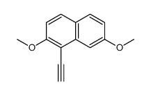 1-ethynyl-2,7-dimethoxynaphthalene structure