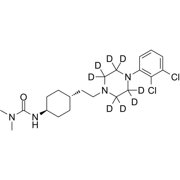 Cariprazine D8 Structure
