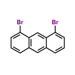 1,8-二溴蒽结构式