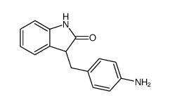 3-(4-amino-benzyl)-1,3-dihydro-indol-2-one Structure