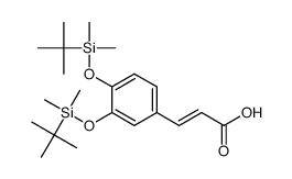 3,4-di-O-tert-butyldimetylsilylcaffeic acid Structure