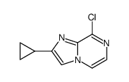 8-chloro-2-cyclopropylimidazo[1,2-a]pyrazine Structure