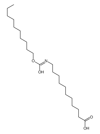11-(decoxycarbonylamino)undecanoic acid Structure