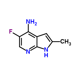 5-Fluoro-2-methyl-1H-pyrrolo[2,3-b]pyridin-4-amine Structure