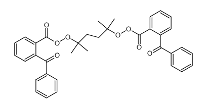 2,5-bis(o-benzoylbenzoyldioxy)-2,5-dimethylhexane Structure