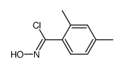 (Z)-N-hydroxy-2,4-dimethylbenzimidoyl chloride Structure