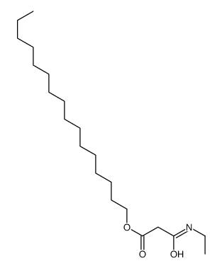hexadecyl 3-(ethylamino)-3-oxopropanoate结构式