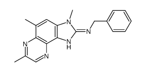 N-benzyl-3,5,7-trimethylimidazo[4,5-f]quinoxalin-2-amine Structure