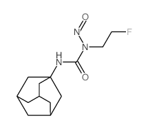 Urea,N-(2-fluoroethyl)-N-nitroso-N'-tricyclo[3.3.1.13,7]dec-1-yl-结构式