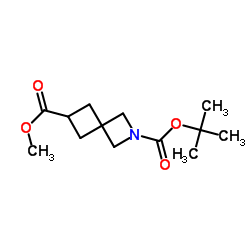 Methyl 2-Boc-2-aza-spiro[3.3]heptane-6-carboxylate structure
