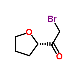 Ethanone, 2-bromo-1-[(2S)-tetrahydro-2-furanyl]- (9CI) Structure