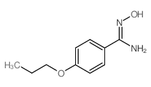 N-羟基-4-丙氧基-苯甲酰胺结构式