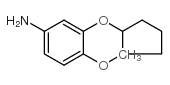 3-(环戊氧基)-4-甲氧基苯胺结构式