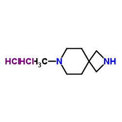 7-甲基-2,7-二氮杂螺[3.5]壬烷二盐酸盐结构式