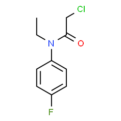 2-Chloro-N-ethyl-N-(4-fluorophenyl)acetamide Structure
